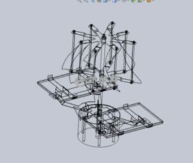 小型的风力发电机设施设计模型 创意